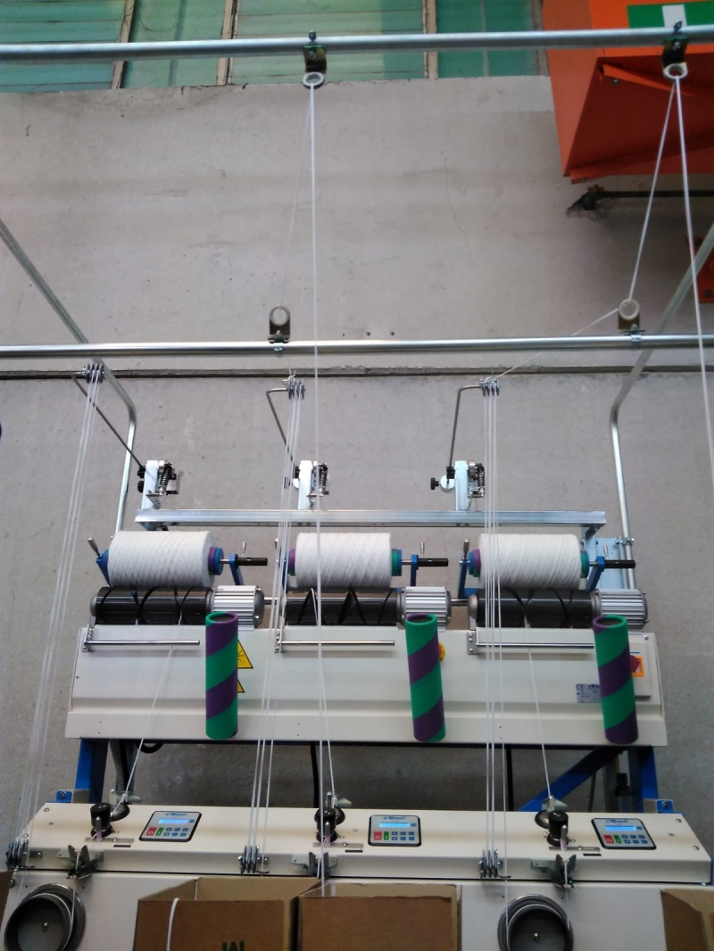 Winder model MASK for winding cord and chainette for surgical masks